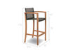 Scheme Bar stool XQI Royal Botania 2014 XQI 43 TEPZU Contemporary / Modern