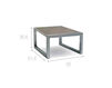 Scheme Coffee table NINIX NNX 50 GZU Silver Scheme Coffee table NINIX Royal Botania 2014 NNX 50 GZU Contemporary / Modern