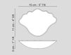 Scheme Decorative crockery Shell 5001795.95 white Scheme Decorative crockery Shell VGnewtrend Home Decor 5001795.95 Oriental / Japanese / Chinese