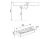Scheme Countertop wash basin Keuco Edition 300 30380 310000 Contemporary / Modern