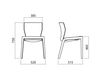 Scheme Chair Infiniti Design Indoor BI UPHOLSTERED SEAT PANEL 4 Contemporary / Modern