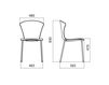 Scheme Chair GLOSSY 3D WOOD brown Scheme Chair Infiniti Design Indoor GLOSSY 3D WOOD Contemporary / Modern
