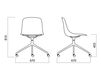 Scheme Chair PURE LOOP BINUANCE SWIVEL WITH CASTORS Light beige Scheme Chair Infiniti Design Indoor PURE LOOP BINUANCE SWIVEL WITH CASTORS Contemporary / Modern