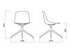 Scheme Chair PURE LOOP 4 STAR ALUMINIUM BASE 2 Silver Scheme Chair Infiniti Design Indoor PURE LOOP 4 STAR ALUMINIUM BASE 2 Contemporary / Modern