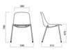 Scheme Chair PURE LOOP 3D WOOD 4 LEGS OPTIONAL Light beige Scheme Chair Infiniti Design Indoor PURE LOOP 3D WOOD 4 LEGS OPTIONAL Contemporary / Modern