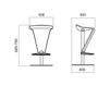 Scheme Bar stool ZED STOOL 2 Purple Scheme Bar stool Infiniti Design Indoor ZED STOOL 2 Contemporary / Modern