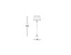 Scheme Floor lamp Euroluce Lampadari  Elite Bloom PT1 Classical / Historical 