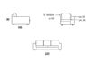 Scheme Sofa Citterio Meda Sofa FREE 230CB Contemporary / Modern