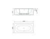 Scheme Bath tub Naked Glass 1989 S.r.l. 2015 Naked MSL000 + ACC0114 + ACC0115 Contemporary / Modern