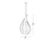 Scheme Light Raindrop LZF 2015 RDROP SM 26 Red Contemporary / Modern