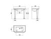 Scheme Wash basin with pedestal Claremont Gentry Home 2015 2217 2220 Classical / Historical 