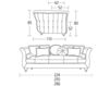 Scheme Sofa First Lady Zandarin Premium FIRST LADY 286X110 1 SEDILE Classical / Historical 