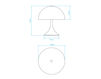 Scheme Table lamp PARASOL Abatezanetti LAMPADARI TF1024 TL1 Contemporary / Modern